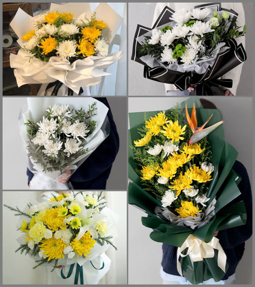 上海青浦区金泽镇淀西村白事花束代送
